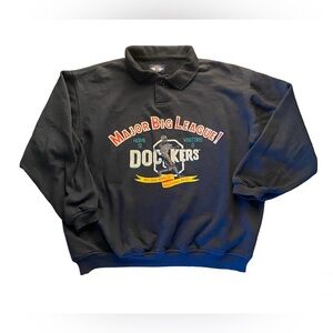 Vintage 90’s Dockers Baseball Sweater in Navy